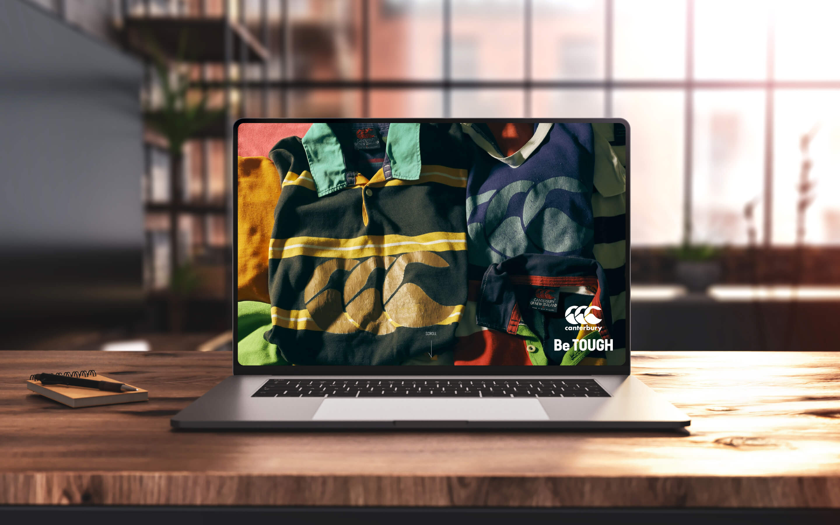 Canterbury WEBサイト